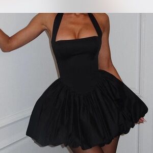 Baby Boo Halter Bubble Dress